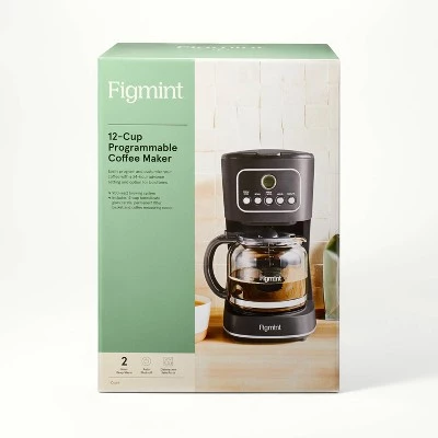 12 Cup Programmable Coffee Maker Gray - Figmint™ 6 12 Cup Programmable Coffee Maker Gray - Figmint™ - Image 4