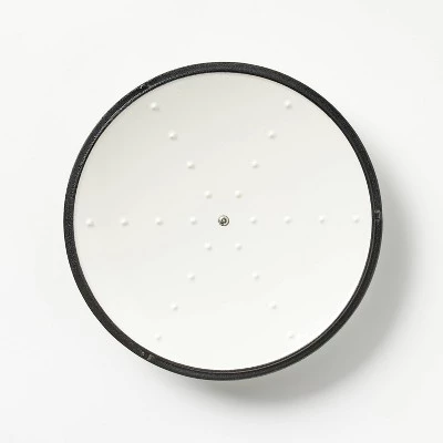 3.5qt Enamel Braiser - Figmint™ Light Gray 6 3.5qt Enamel Braiser - Figmint™ Light Gray - Image 4