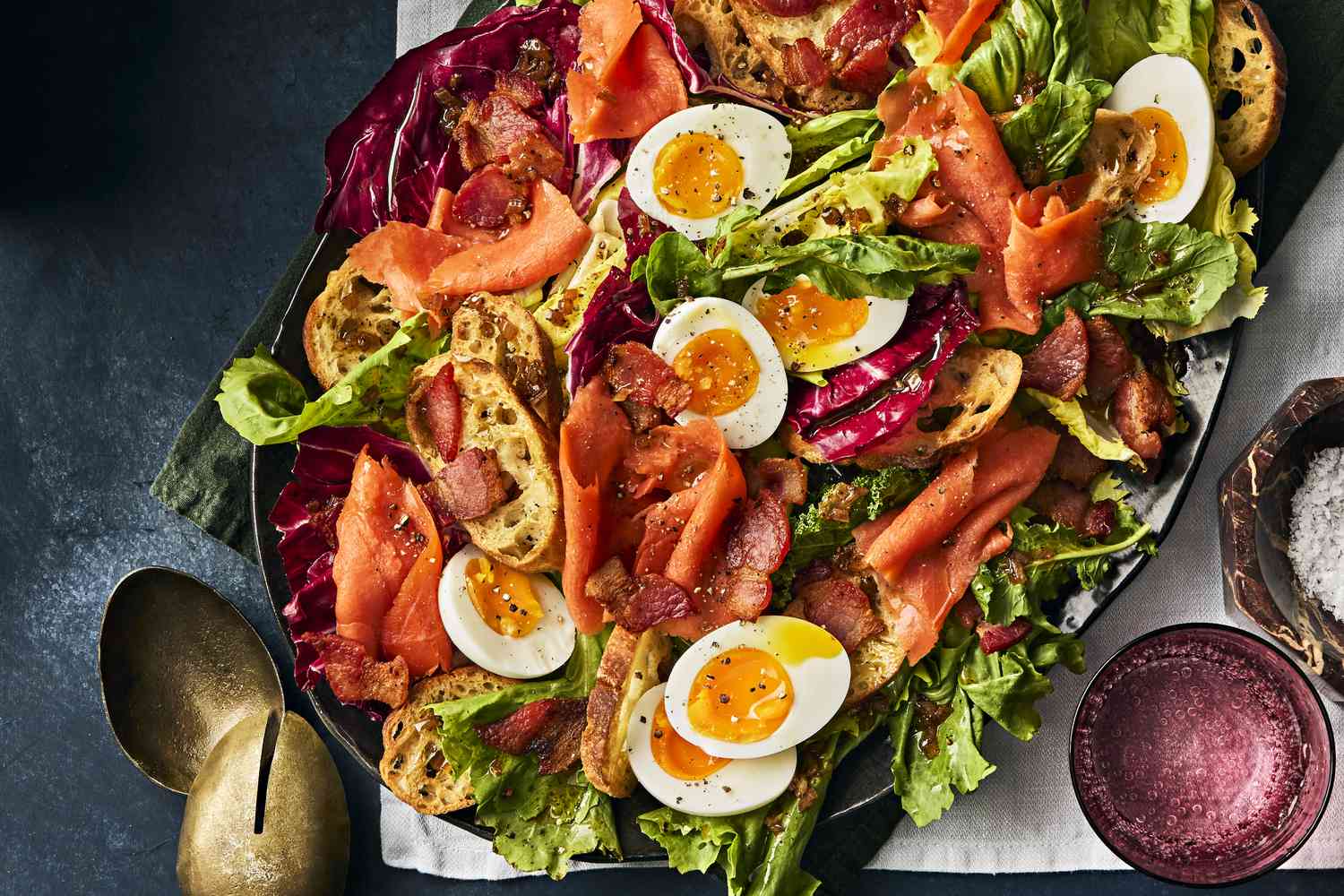 Figmint Kitchen Sales Store -Figmint Kitchen Sales Store Smoked Salmon Lyonnaise Salad FT MAG RECIPE 1224 81a86adbf03c421f8c3ef736795d7a7c